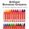 Faber-Castell 24 Color Brilliant Beeswax Crayons in Storage Case
